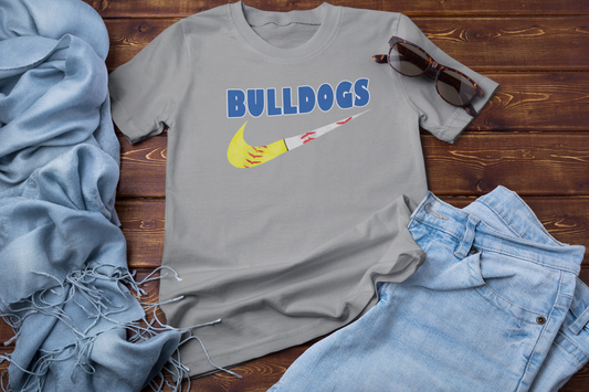 Defiance Bulldogs Swoosh Baseball/Softball