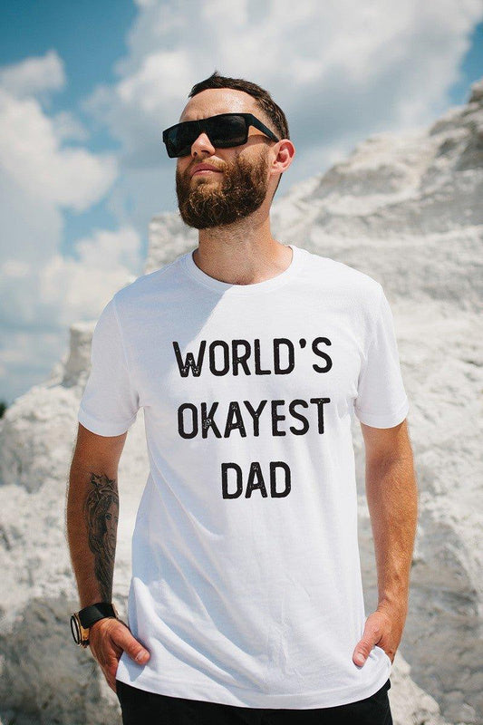MCO, World's Okayest Dad, Graphic Tee. - JandJfindsllc